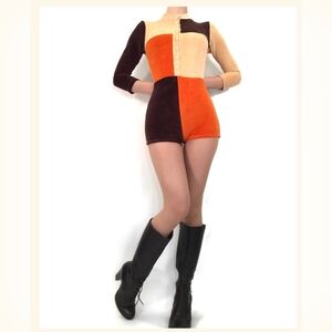 Boogie Child Velvet Playsuit